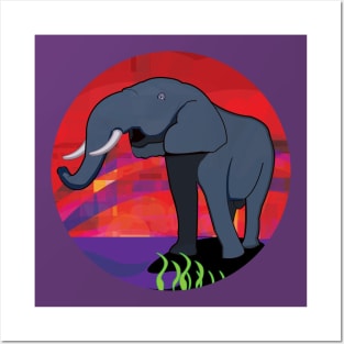 Big Elephant Posters and Art